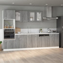 Hängeschrank 20X29,5X60 Cm Holzwerkstoff Grau Sonoma