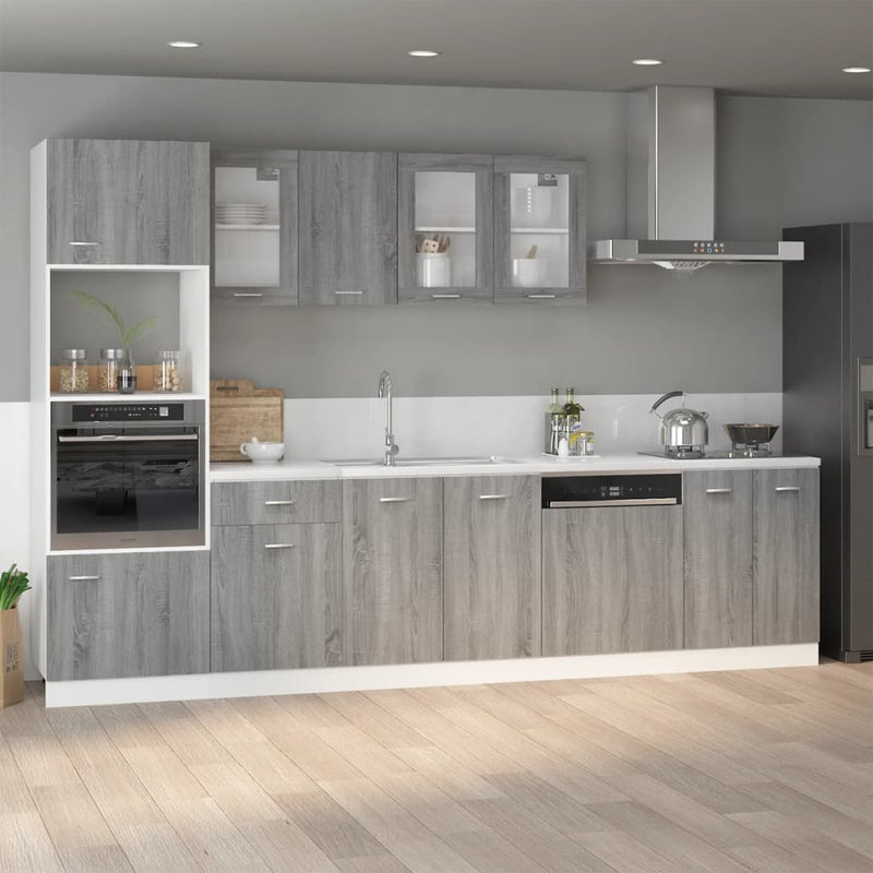Hängeschrank 20X29,5X60 Cm Holzwerkstoff Grau Sonoma