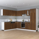 Hängeschrank Braun Eichen-Optik 20X29,5X60 Cm Holzwerkstoff Braune Eiche
