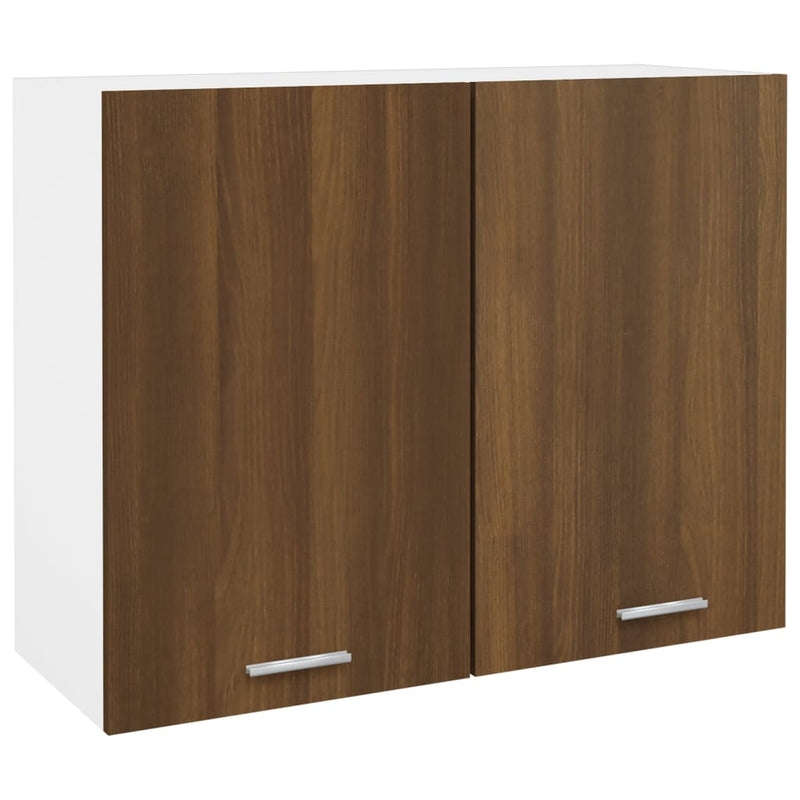 Hängeschrank Braun Eichen-Optik 20X29,5X60 Cm Holzwerkstoff Braune Eiche