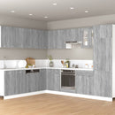 Hängeschrank 20X29,5X60 Cm Holzwerkstoff Grau Sonoma