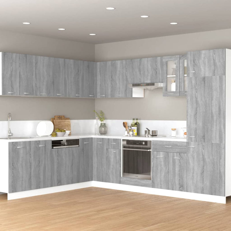 Hängeschrank 20X29,5X60 Cm Holzwerkstoff Grau Sonoma