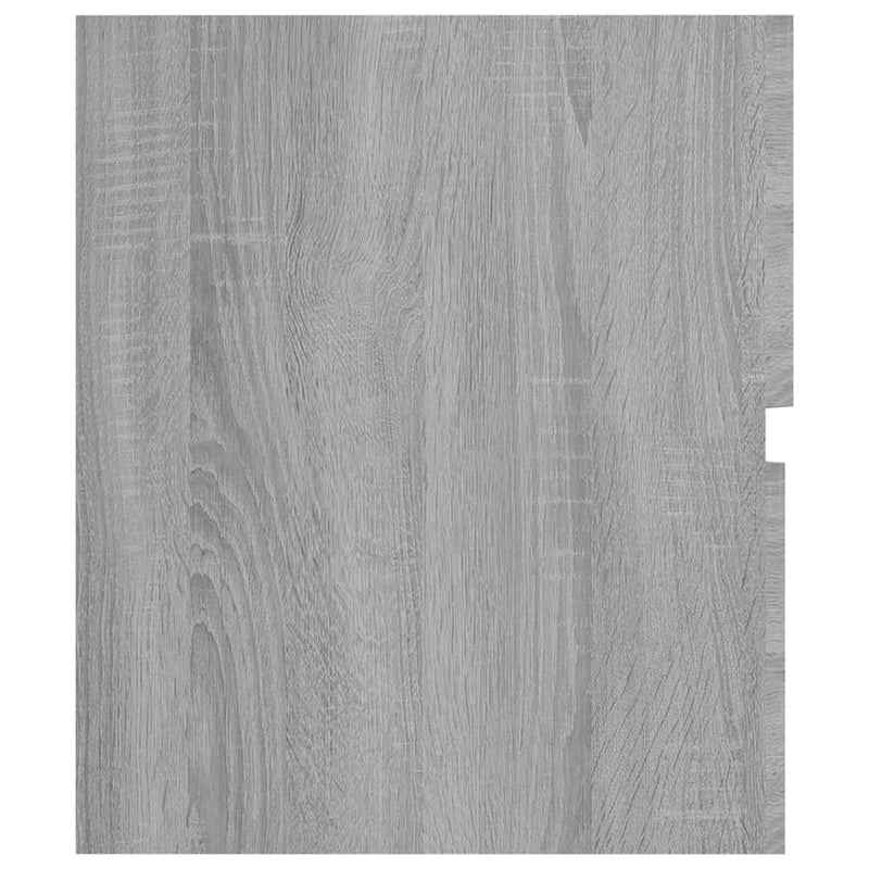 Waschbeckenunterschrank Grau Sonoma 80x38,5x45 cm Holzwerkstoff