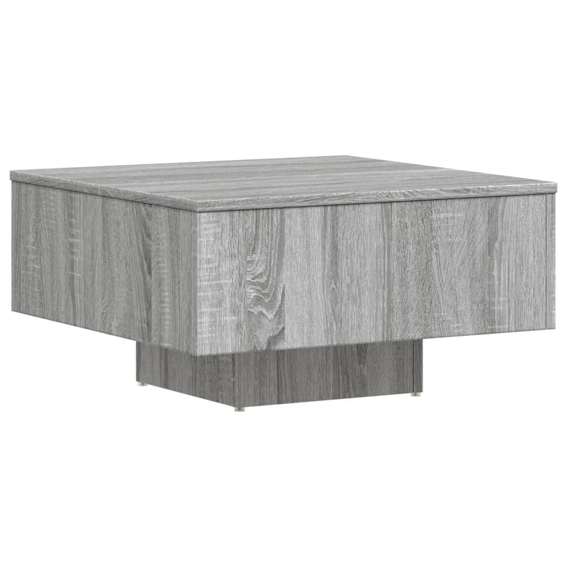 Couchtisch Grau Sonoma 60x60x31,5 cm Holzwerkstoff