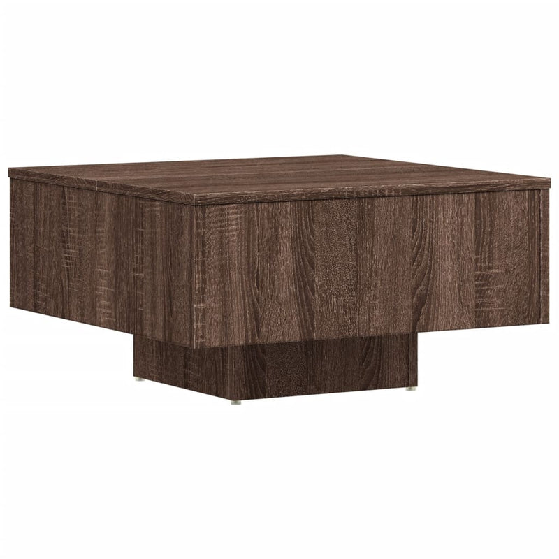 Couchtisch Braun Eichen-Optik 60x60x31,5 cm Holzwerkstoff