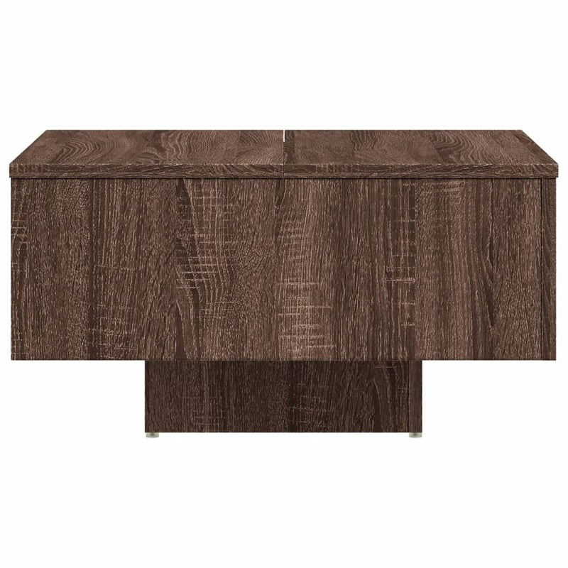 Couchtisch Braun Eichen-Optik 60x60x31,5 cm Holzwerkstoff