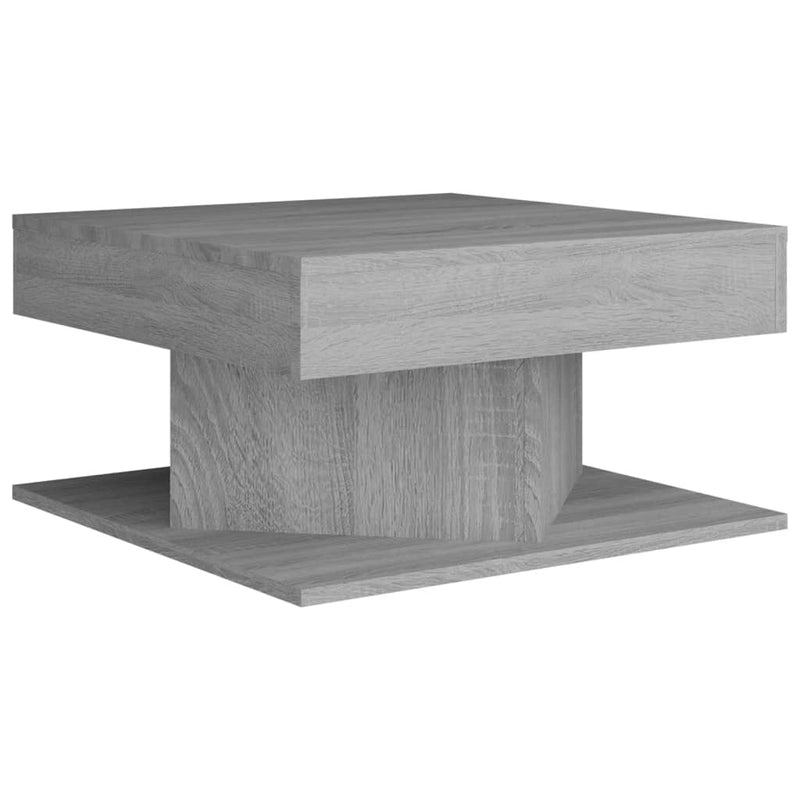 Couchtisch Grau Sonoma 57x57x30 cm Holzwerkstoff