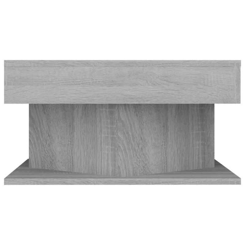 Couchtisch Grau Sonoma 57x57x30 cm Holzwerkstoff