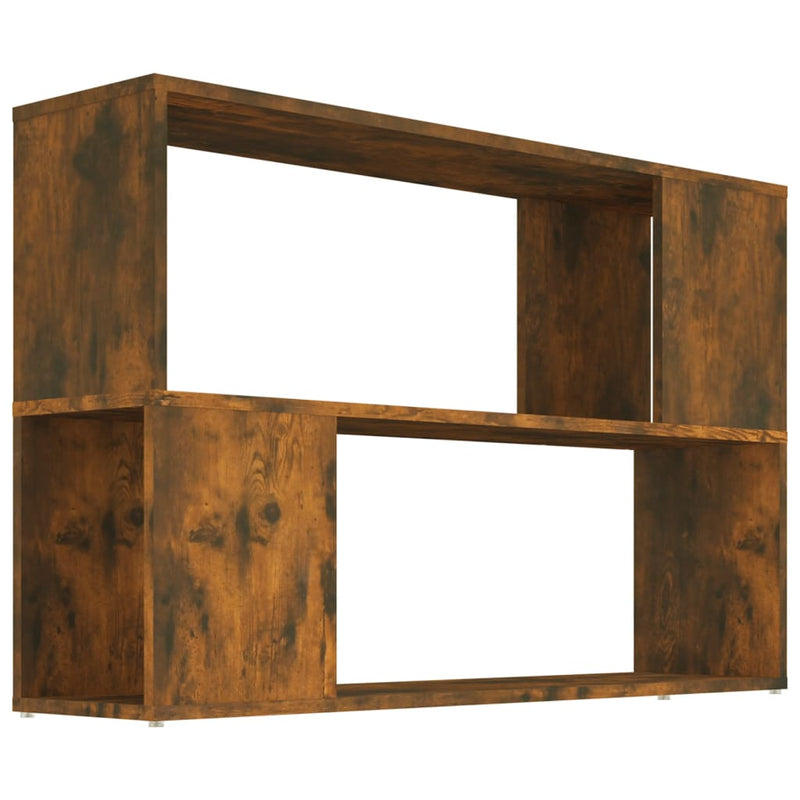 Bücherregal Räuchereiche 100x24x63 cm Holzwerkstoff