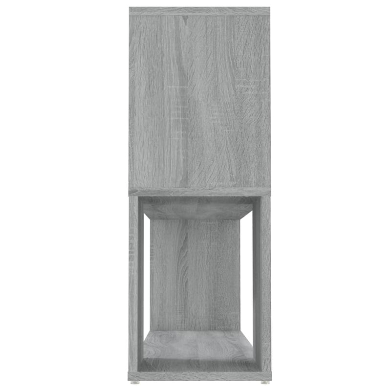 Bücherregal Grau Sonoma 100x24x63 cm Holzwerkstoff