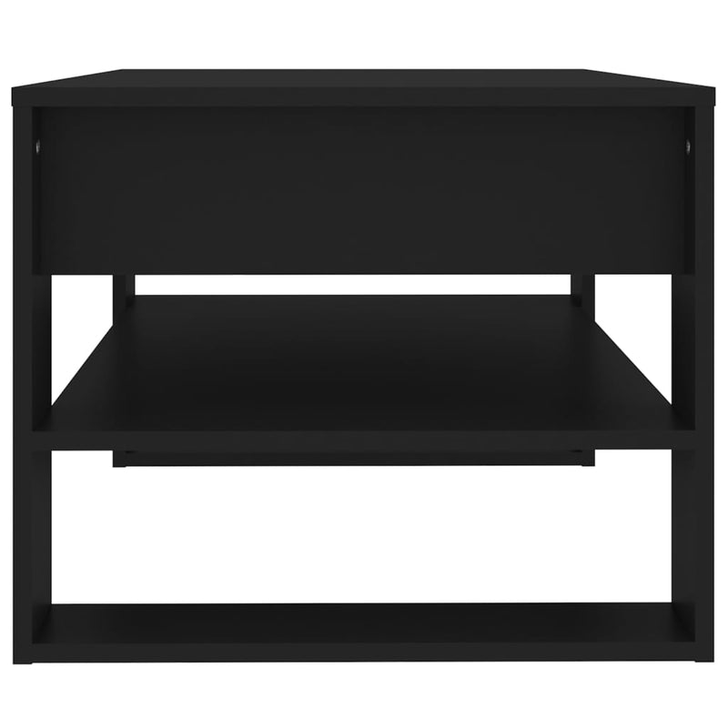 Couchtisch Schwarz 102x55x45 cm Holzwerkstoff