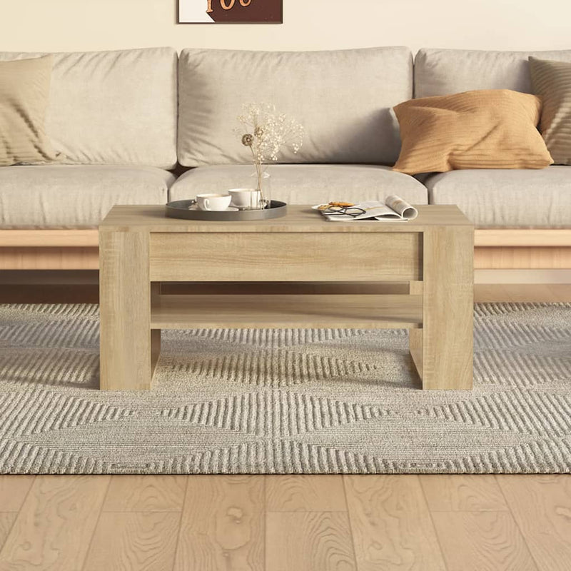 Couchtisch Sonoma-Eiche 102x55x45 cm Holzwerkstoff