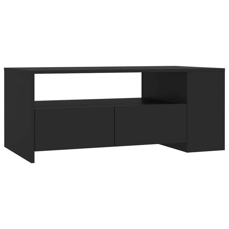 Couchtisch Schwarz 102x55x42 cm Holzwerkstoff