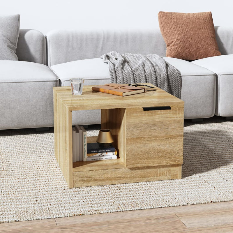 Couchtisch Sonoma-Eiche 50x50x36 cm Holzwerkstoff