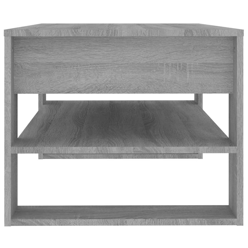 Couchtisch Grau Sonoma 102x55x45 cm Holzwerkstoff