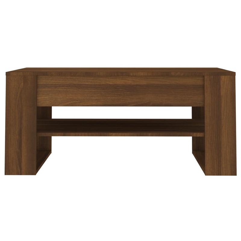 Couchtisch Braun Eichen-Optik 102x55x45 cm Holzwerkstoff