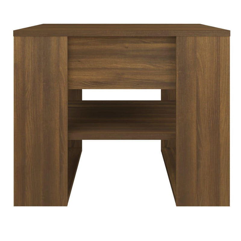 Couchtisch Braun Eichen-Optik 55,5x55x45 cm Holzwerkstoff