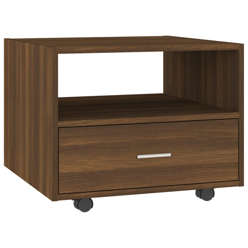 Couchtisch Braun Eichen-Optik 55x55x40 cm Holzwerkstoff