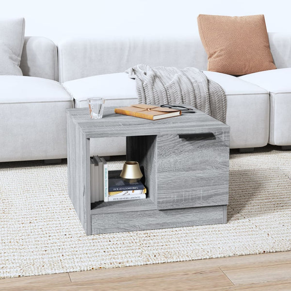 Couchtisch Grau Sonoma 50x50x36 cm Holzwerkstoff