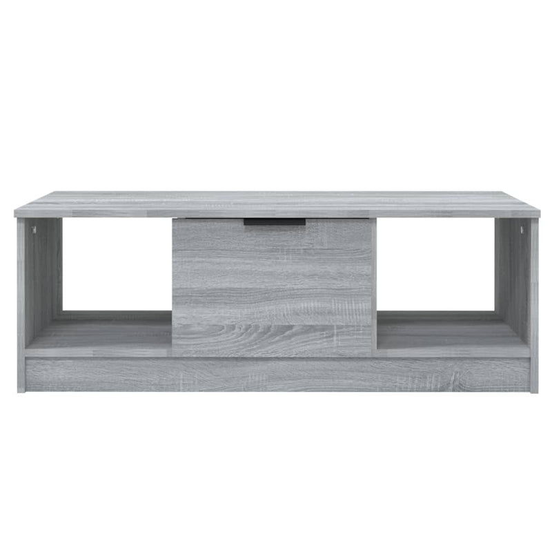 Couchtisch Grau Sonoma 102x50x36 cm Holzwerkstoff