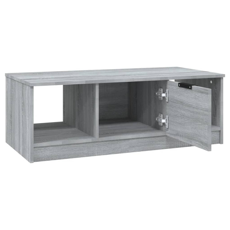 Couchtisch Grau Sonoma 102x50x36 cm Holzwerkstoff