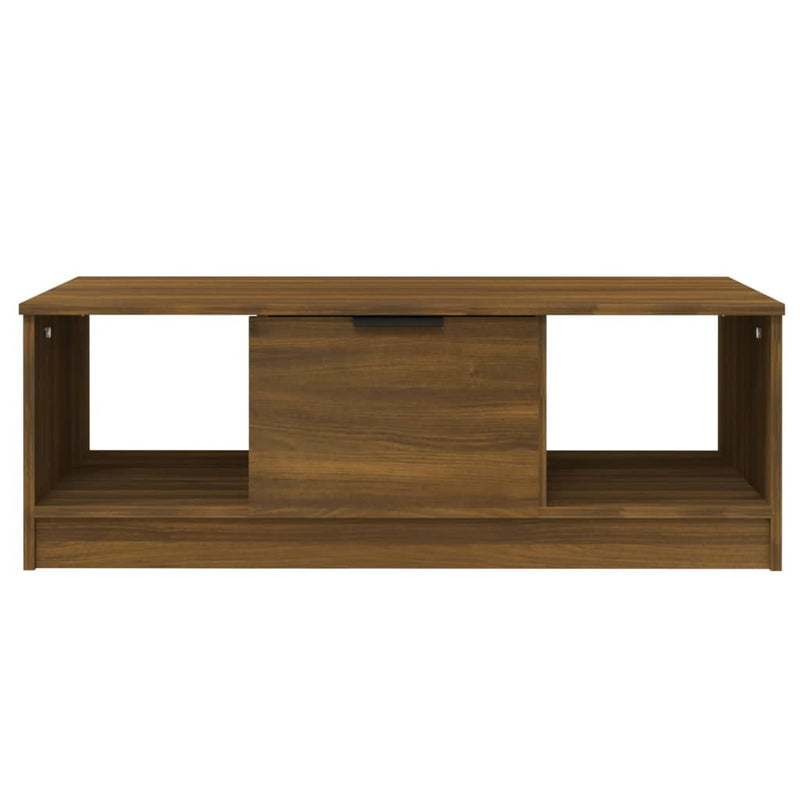 Couchtisch Braun Eichen-Optik 102x50x36 cm Holzwerkstoff