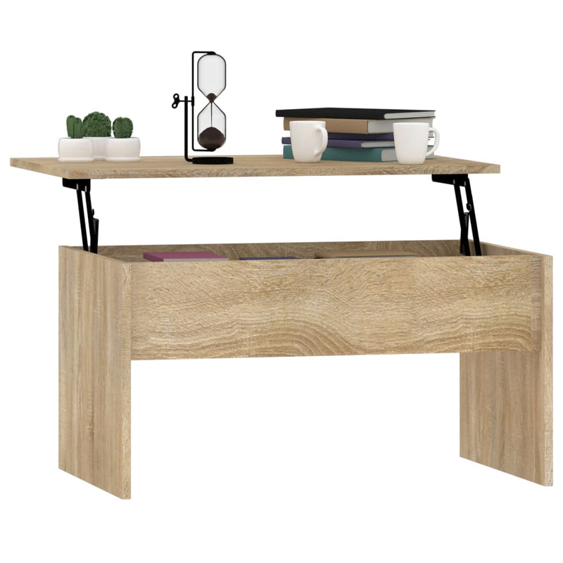 Couchtisch Sonoma-Eiche 80x50,5x41,5 cm Holzwerkstoff