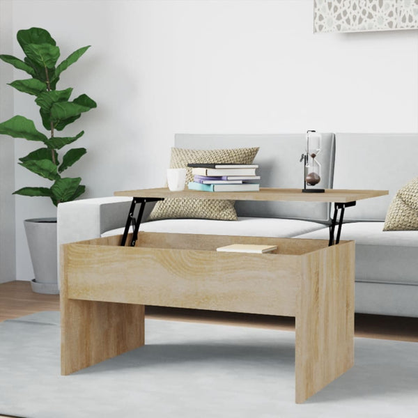 Couchtisch Sonoma-Eiche 80x50,5x41,5 cm Holzwerkstoff