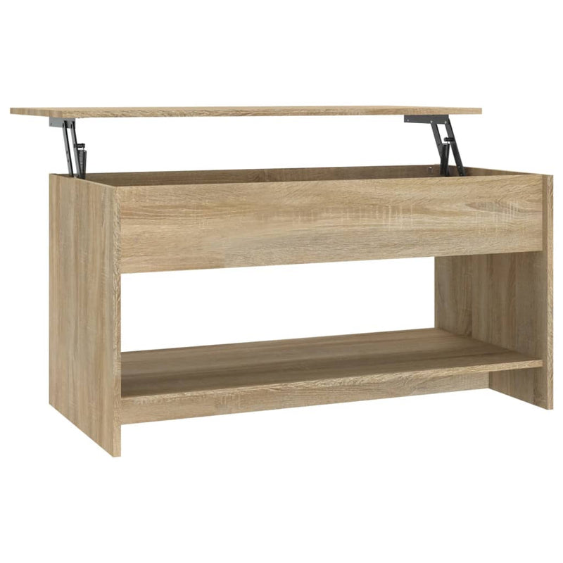 Couchtisch Sonoma-Eiche 102x50x52,5 cm Holzwerkstoff