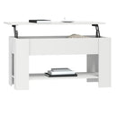 Couchtisch 101X49X52 Cm Holzwerkstoff