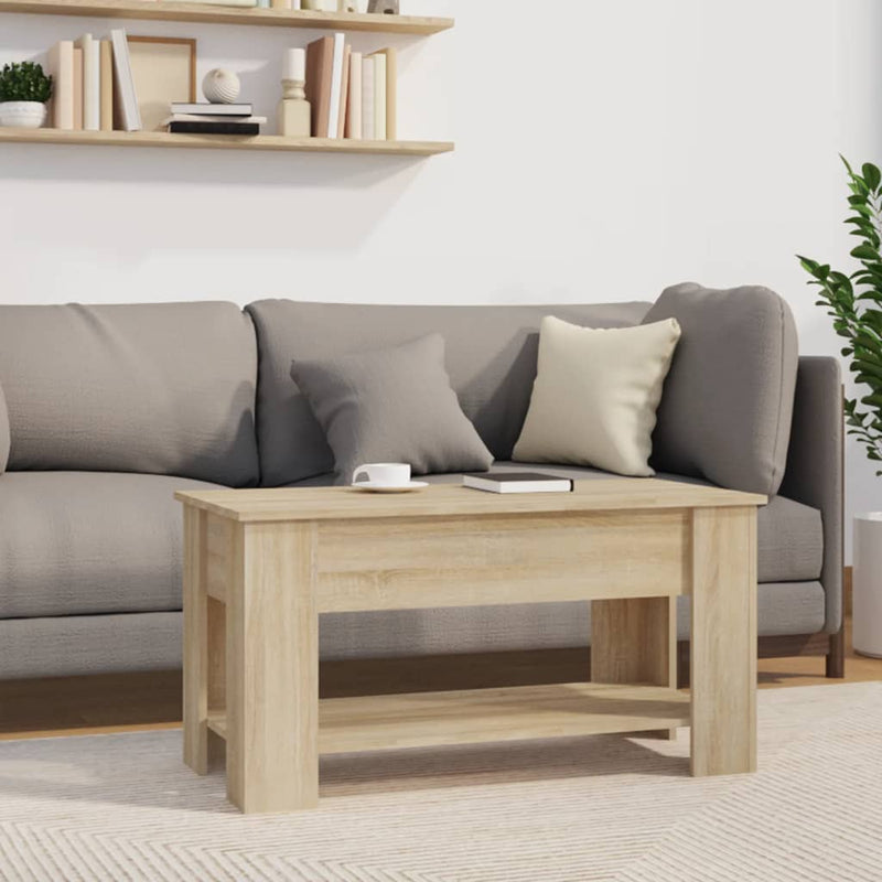 Couchtisch Sonoma-Eiche 101x49x52 cm Holzwerkstoff