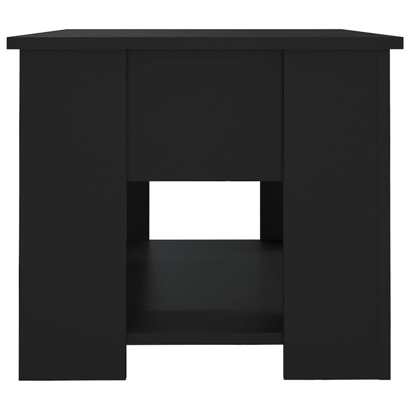 Couchtisch Schwarz 79x49x41 cm Holzwerkstoff