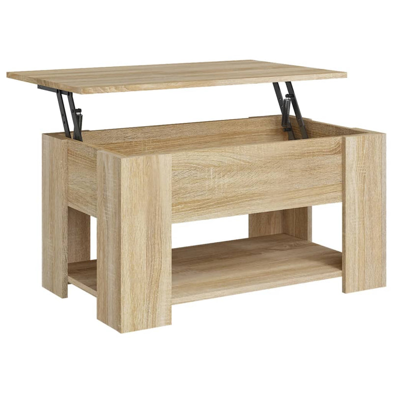 Couchtisch Sonoma-Eiche 79x49x41 cm Holzwerkstoff