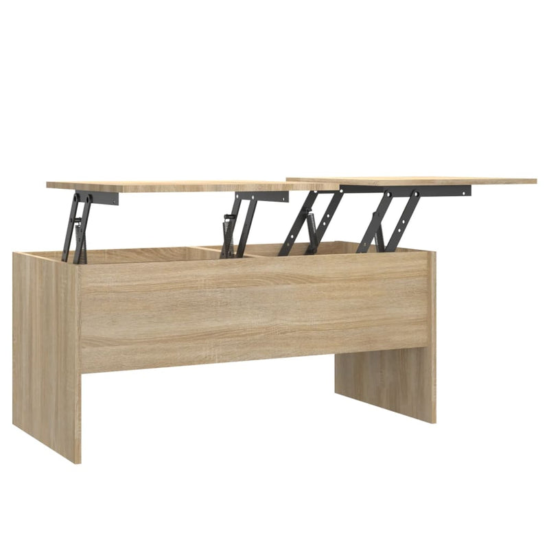 Couchtisch Sonoma-Eiche 102x50,5x46,5 cm Holzwerkstoff