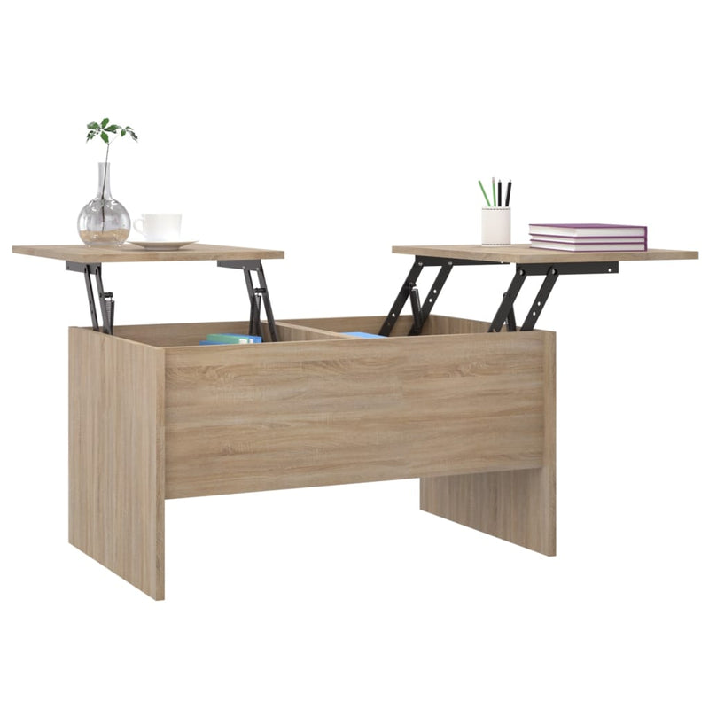 Couchtisch Sonoma-Eiche 80x50x42,5 cm Holzwerkstoff