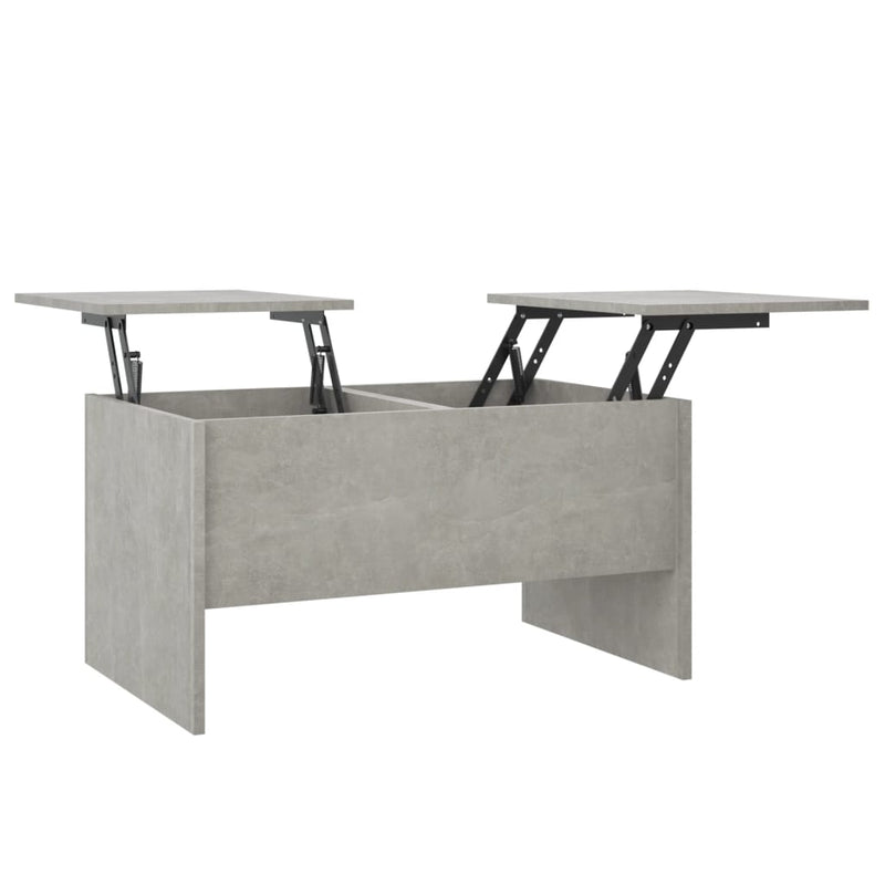 Couchtisch Betongrau 80x50x42,5 cm Holzwerkstoff