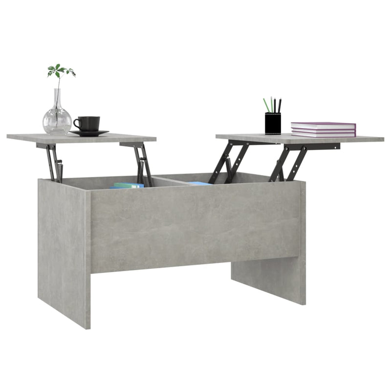 Couchtisch Betongrau 80x50x42,5 cm Holzwerkstoff