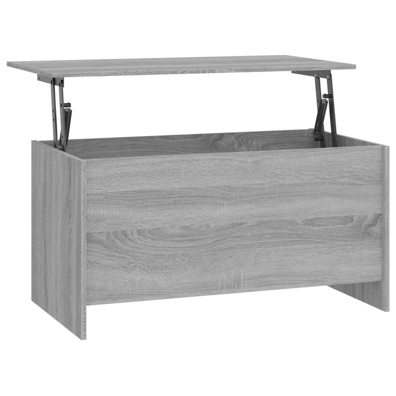 Couchtisch Grau Sonoma 102x55,5x52,5 cm Holzwerkstoff