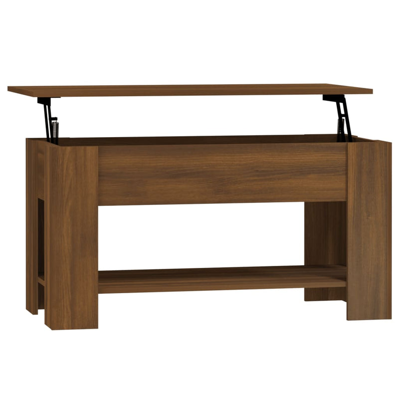 Couchtisch Braun Eichen-Optik 101x49x52 cm Holzwerkstoff