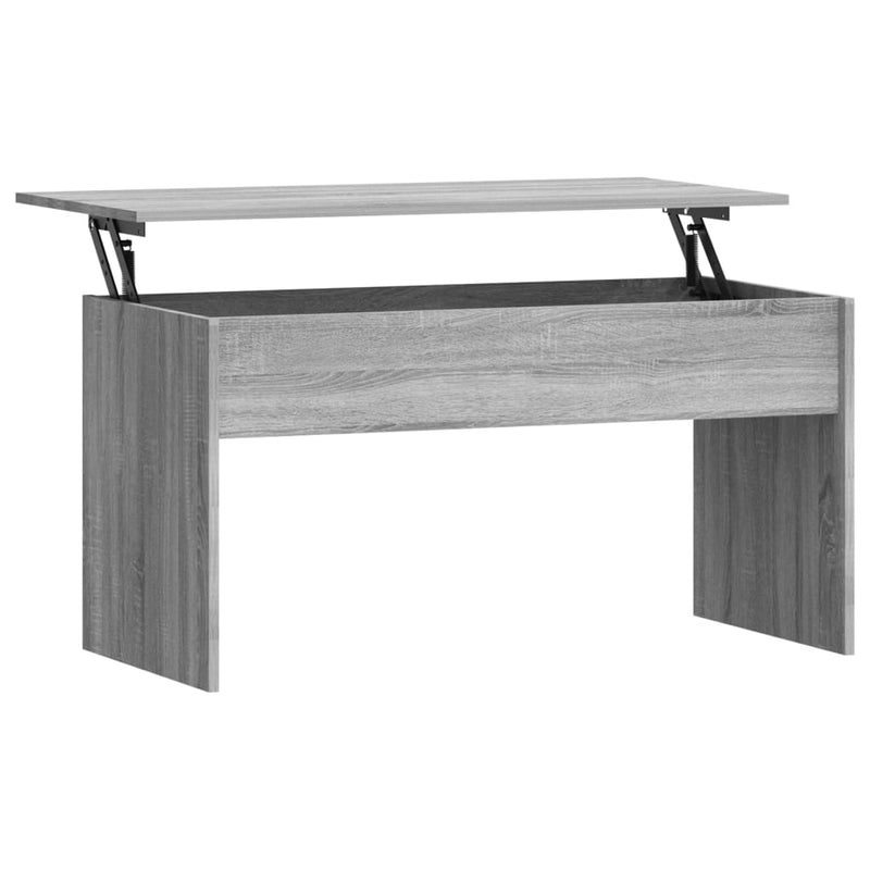 Couchtisch Grau Sonoma 102x50,5x52,5 cm Holzwerkstoff