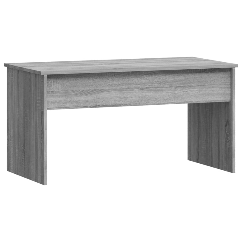 Couchtisch Grau Sonoma 102x50,5x52,5 cm Holzwerkstoff