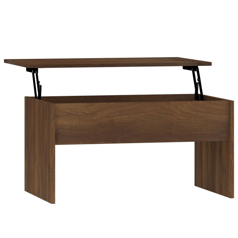 Couchtisch Braun Eichen-Optik 80x50,5x41,5 cm Holzwerkstoff