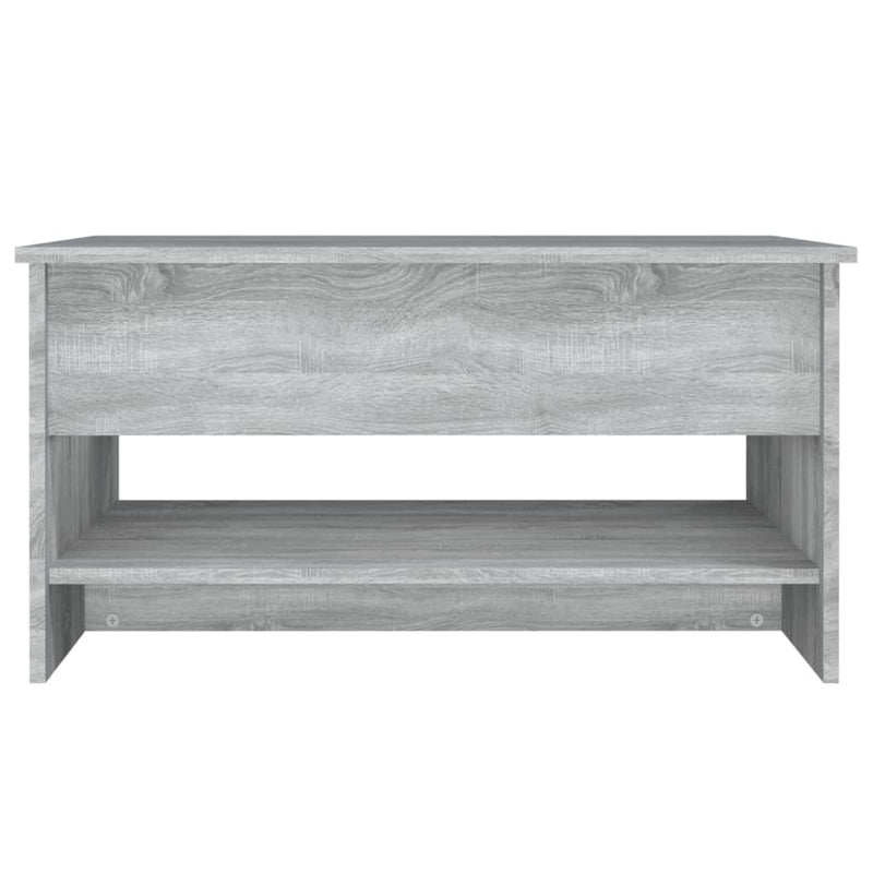 Couchtisch Grau Sonoma 80x50x40 cm Holzwerkstoff