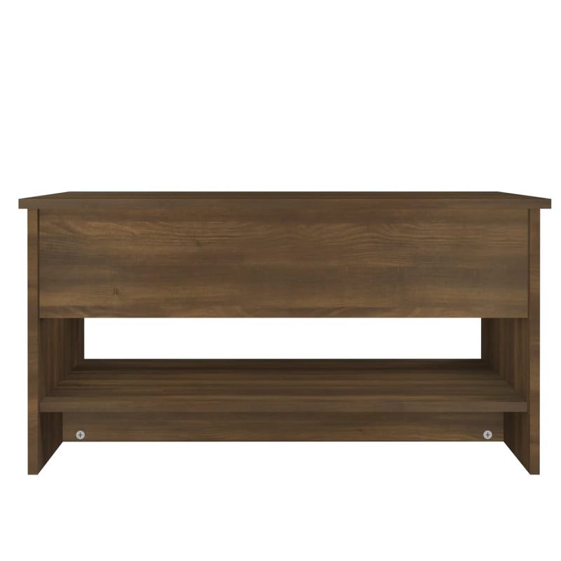 Couchtisch Braun Eichen-Optik 80x50x40 cm Holzwerkstoff