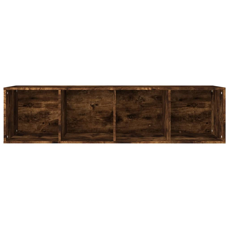 Bücherschrank/TV-Schrank Räuchereiche 36x30x143cm Holzwerkstoff