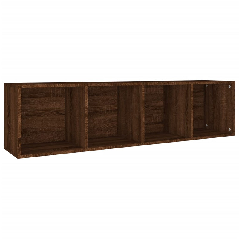 Bücherschrank/TV-Schrank Braun Eichen-Optik 36x30x143 cm