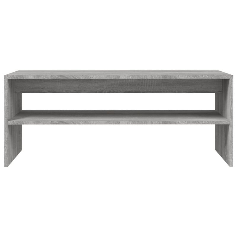 Couchtisch Grau Sonoma 100x40x40 cm Holzwerkstoff