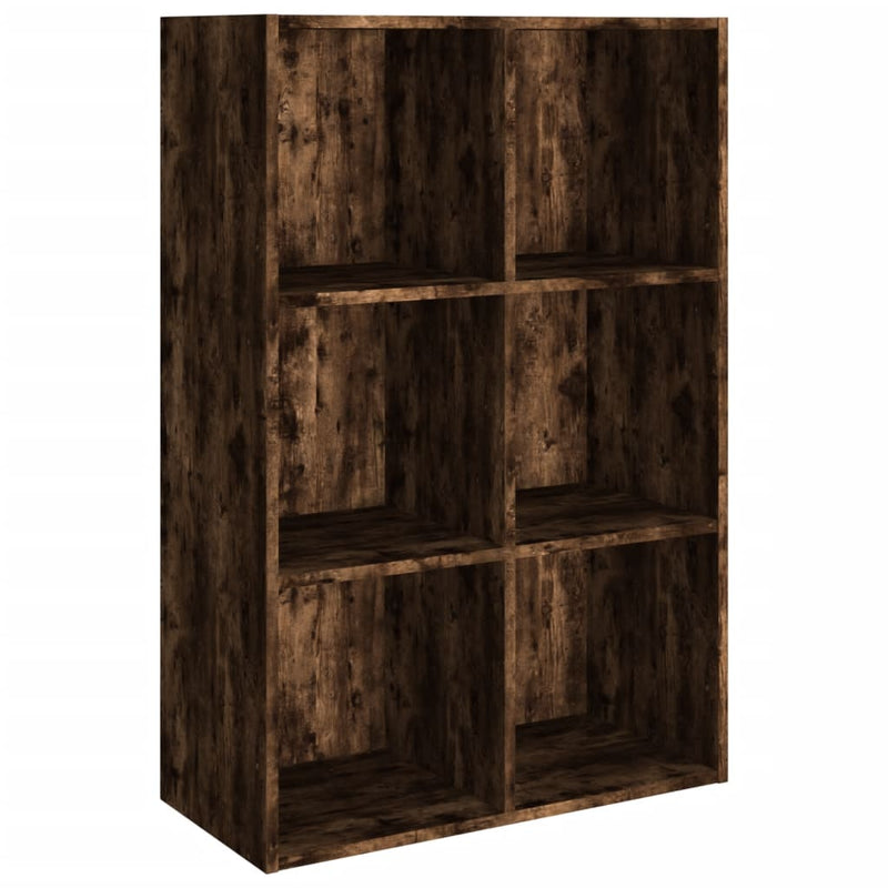 Bücherregal/Sideboard Räuchereiche 66x30x98 cm Holzwerkstoff