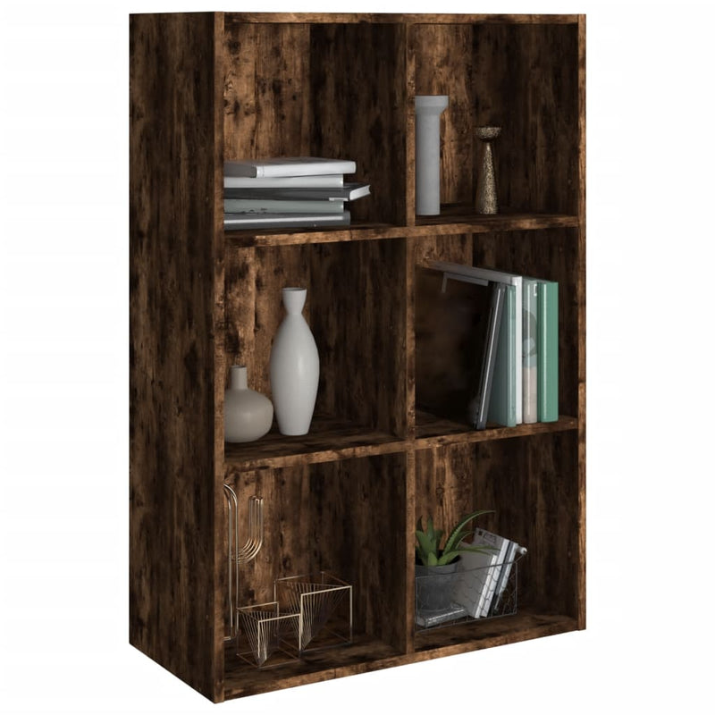 Bücherregal/Sideboard Räuchereiche 66x30x98 cm Holzwerkstoff