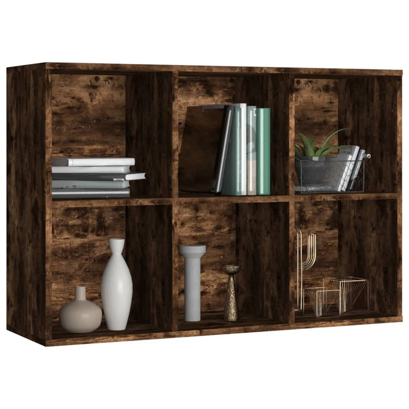 Bücherregal/Sideboard Räuchereiche 66x30x98 cm Holzwerkstoff